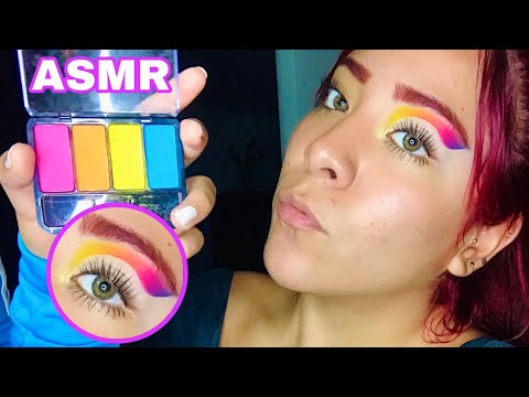 ASMR MAQUILLANDO A MI HERMANA🌈💄