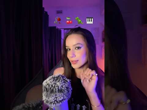 ASMR EMOJI CHALLENGE 😍 #asmrsounds #asmr #asmrvideo #sleep #tingles