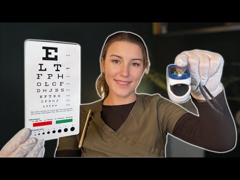 Speed of Light Eye Exam ASMR