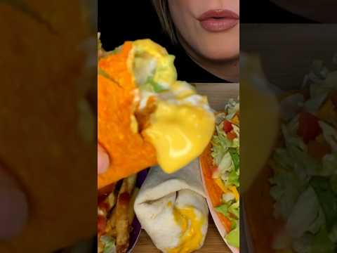 Eating Taco Bell #asmr #food #foryou #tacobell