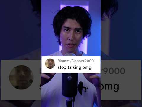 “stop talking so much!” 🥹 #asmr