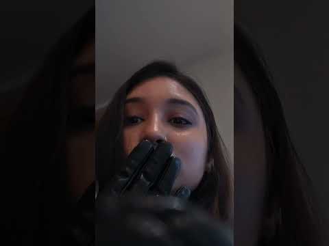 ASMR | LEATHER GLOVES EDITION BLOOPER #shortsasmr #asmrgloves #asmrcommunity #asmr #asmrshorts  🔥