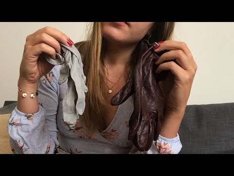 ASMR ✨ - leather and latex gloves sounds | hand movements for relaxation