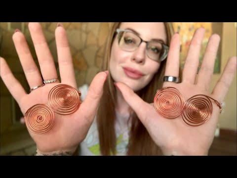 ASMR Copper Spiral Reiki 🌀 Gratitude Healing and String Pulling