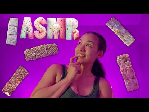 ASMR Trying Marshmallows from The Marshmallow Co.