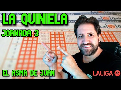 LA QUINIELA EN ASMR | JORNADA 3 DE LA LIGA EA SPORT