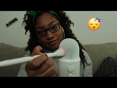 ASMR | MIC BRUSHING 😴💤 (brushing you to sleep)