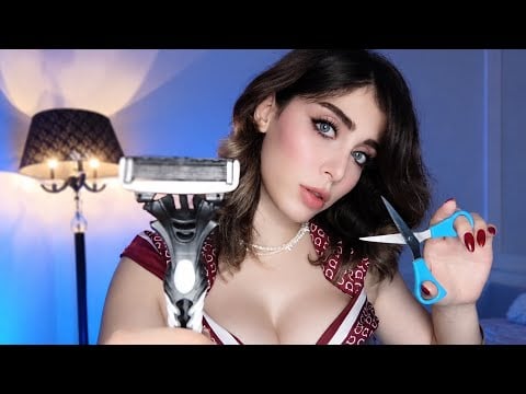 ASMR Barber Shop Roleplay 💈 (Playful & Charming Barber Gives You a Haircut & Shave)