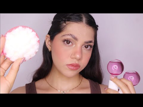 ASMR antipática te hace un facial👎🏻 (sonidos reales, tapping, mouth sounds & más) | Dámaris ASMR♡