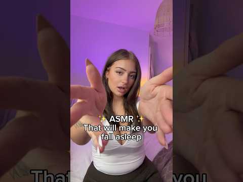 This will make you fall asleep! #asmr #tingles #asmrvideos #triggersforsleep