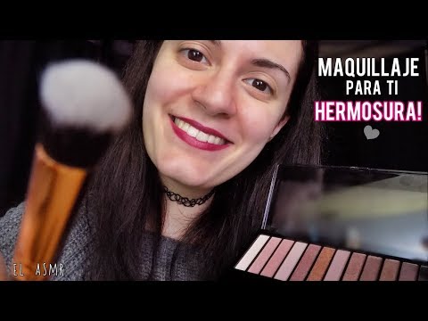 ♡ASMR español♡ MAQUILLAJE PARA TI, HERMOSURA! ♥ *Roleplay* (relajación visual)