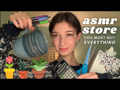 ASMR Store Roleplay | selling random objects *you must buy everything* (soft spoken, lofi)