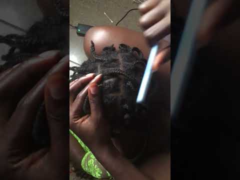 Asmr Scratching My Natural Afro Hair #satisfying  #asmr #nitpicking