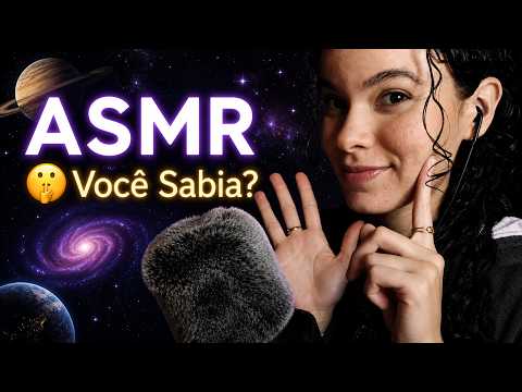 🤫 ASMR Você Sabia? 🌌 Curiosidades do Espaço para Dormir 😴 | Soft Whisper