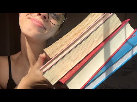 LOFI ASMR 🤍 rambles + book triggers! (gripping, scratch tapping…)