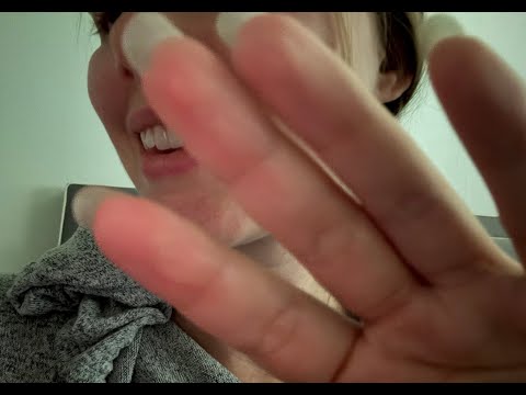 ASMR Up Close Hand Movements & Repeating Trigger Words