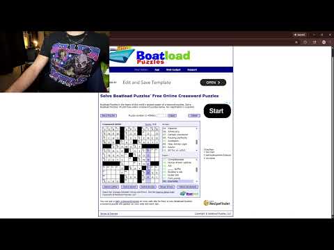 ASMR - Man does crosswords