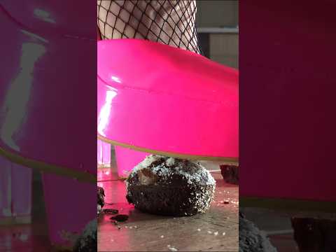 Oddly Satisfying Food Crushing! High Heels vs. Chocolate Cookies! ASMR