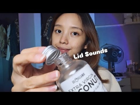 ASMR Pure Lid Sounds Only 🤍 Minimal Talking