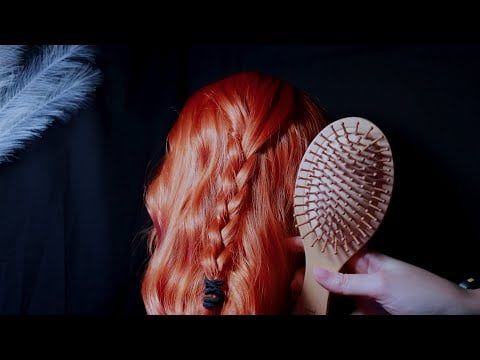 ASMR Pure Hair Play & Hair Brushing Sounds 💆‍♀️ | No Talking, No Added Sounds | Help with Insomnia 😴