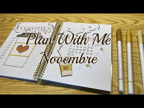 Bullet Journal | Novembre ~ Thème Boissons Chaudes ❤️ [Plan With Me]