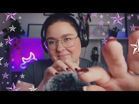 ASMR Fluffy Mic/Face Triggers ♥ Ingen press, lugnar dig ♥