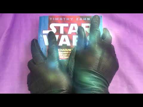LEATHER GLOVES 🖤 WHISPER IN DUTCH👄 [[ASMR]]