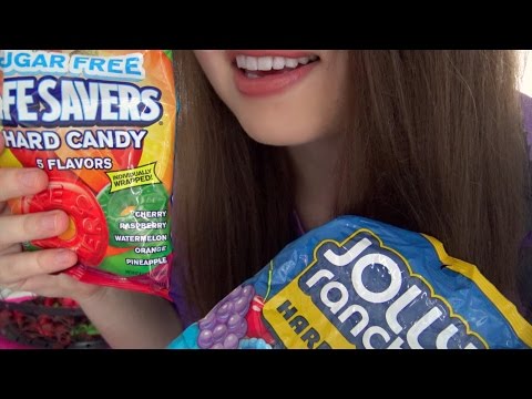 ASMR Hard Candy I Whisper, Eating Sounds I