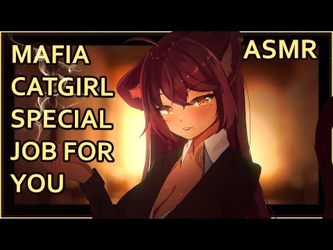 Mafia Boss Catgirl Gives You A Haircut | ASMR | [haircut] [ear rubs] [an offer you cant refuse]