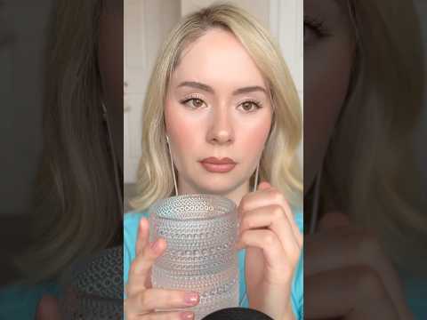 Asmr Textured Glass Sounds💞 #asmrtriggers #tingles #asmr #tapping #fyp