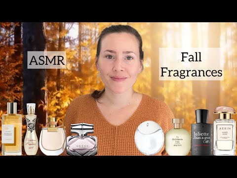 ASMR - Fall / Autumn Perfume Collection  - Glass Tapping & Whispering