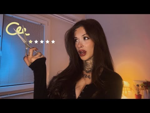 [türkçe asmr] saç kesimi ✂️ kuaför rp