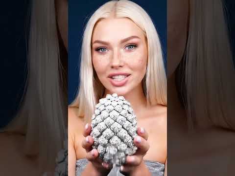 Would You Bite a Diamond Pine Cone 💎🌲 ASMR