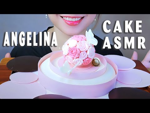 ASMR BÁNH PEMA AGELINA - PEMA FRENCH CAKES "ANGELINA"  EATING SOUNDS | LINH ASMR