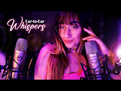 ASMR | Pure Ear-to-Ear Whispers for Sleep 💖 (Normal Paced Rambling)