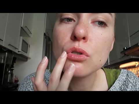 Simple ASMR- Vaseline on lips + mouth sounds
