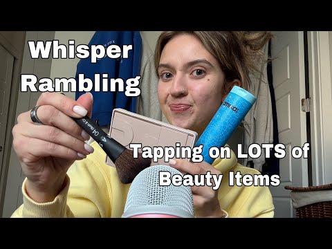 ASMR| 30 Minute Long Whisper Ramble/Lots of Tapping Sephora Haul!