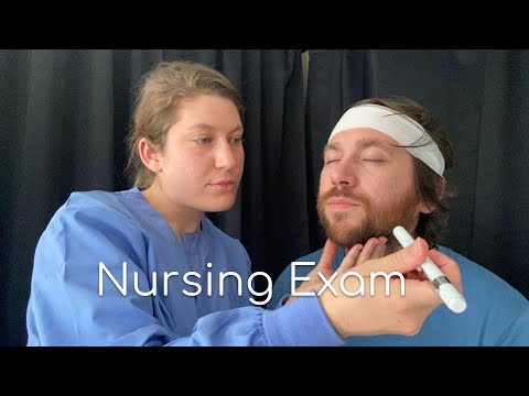 [ASMR] Calming Nursing Exam for a Head Injury - Soft Spoken, Realistic