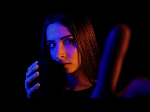 ASMR Close Up Whispering Ear to Ear 😴 Personal Attention, Face & Mic Brushing for Deep Sleep