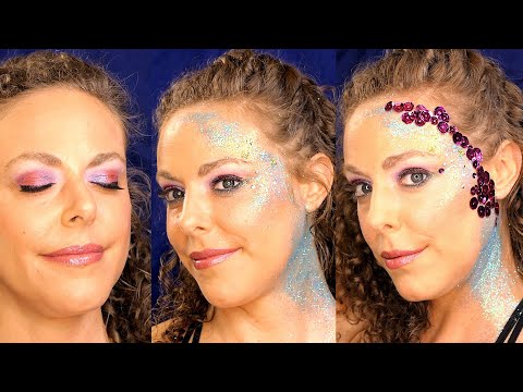 ASMR 💕 Gorgeous Mermaid Makeup, Ultra Relaxing, Face Brushing with Corrina & Shaun ⚡