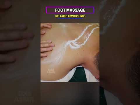 Foot Massage RELAXING 😱  #asmr #headmassage #asmrsounds #massage #neckmassage