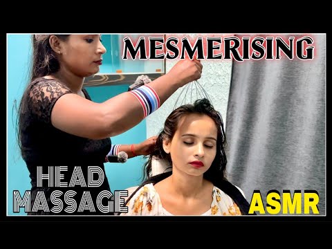 MOST RELAXING MESMERISING & SOOTHING HEAD NECK MASSAGE TO MANI | Thundering ASMR | Masseuse Rinki