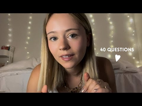 asmr ᯓ♡ 40 questions sur ta vie amoureuse