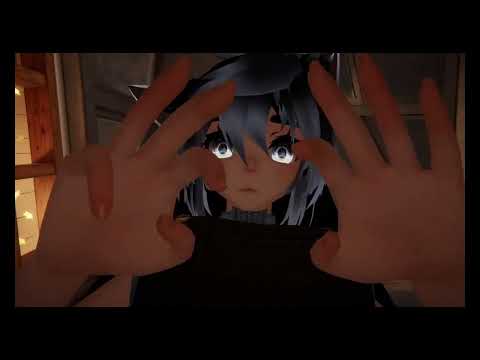 [ASMR-VRC] Laying on my Lap (Brushing Sounds, Ear Cupping, Hand Movements, Stroking) - No talking
