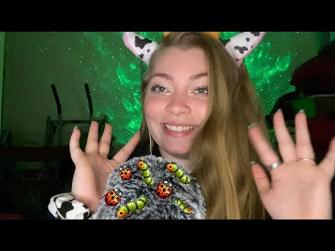 ASMR| Bug searching🐛🐞(Inaudible whispering, and plucking)