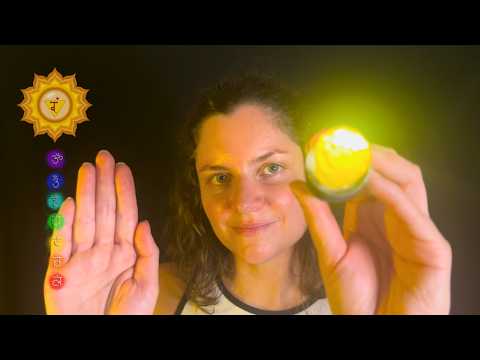 ASMR Reiki Chakra Plexo Solar (Manipura): Ativando seu Poder Pessoal e Motivação | Energia Zen