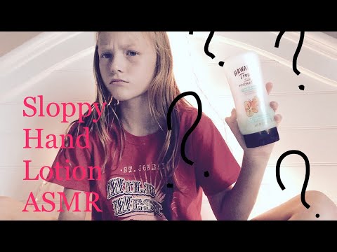 💛ASMR SLOBBY HAND LOTION (REQUESTED)💛