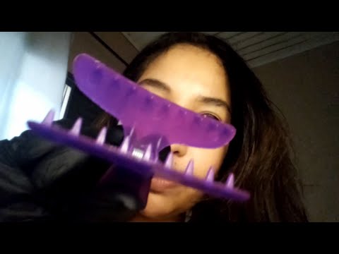 ASMR Dermatologista examinando e tratando a coceira do teu couro cabeludo 💆‍♀️