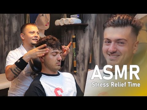 Your ASMR Sleep Routine | Barber Massage For Anxiety And Insomnia