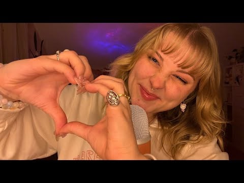 ASMR Positive Affirmations and a Pink Trigger Assortment with Rambling for Relaxation 💝✨